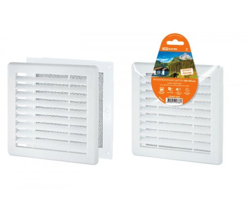 Решетка разъемная с москитной сеткой, 180х180  SQ1807-0024  TDM