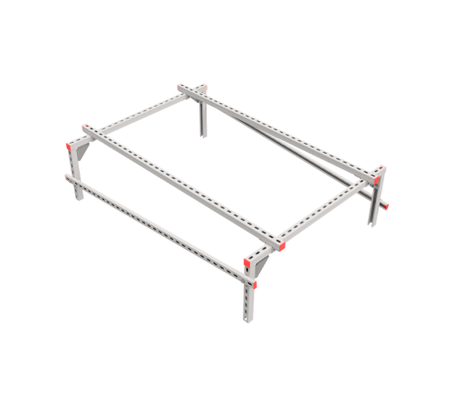 Опорная конструкция для установки оборудования TECHNORAPTOR 1200х1700 HD  KM-TR-SSEI-1200-1700 HD  КМ - профиль