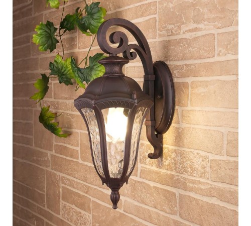 Светильник садово-парковый Draco D капучино (GL 1010D) настенный  a043118  Elektrostandard