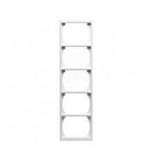 Рамка 5-постовая, 100мм серия Impressivo, белый  1725F100-84   2TKA000430G1  ABB
