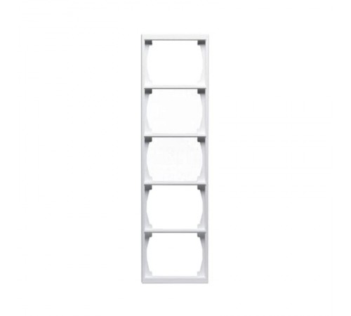 Рамка 5-постовая, 100мм серия Impressivo, белый  1725F100-84   2TKA000430G1  ABB