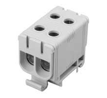 Клемма вводная силовая КВС 6-50мм 2-рядная серая распределительная  11-2112  REXANT