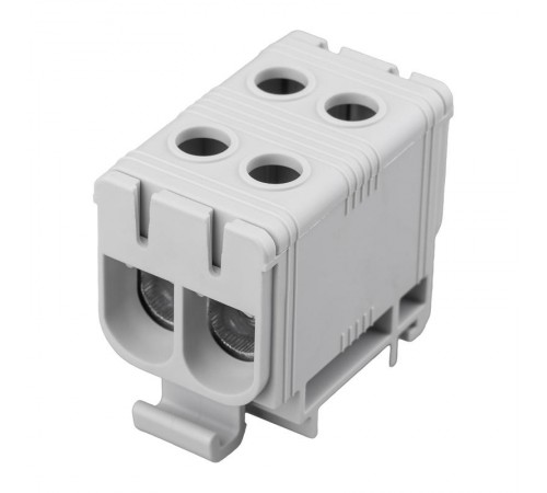 Клемма вводная силовая КВС 6-50мм 2-рядная серая распределительная  11-2112  REXANT