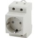 Розетка Pro NO-902-136 На DIN-рейку  Б0031912  ЭРА