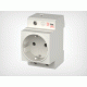 Розетка Pro NO-902-136 На DIN-рейку  Б0031912  ЭРА
