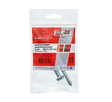 Болт DIN 571 сантехнический оцинк 8х90 (2 шт) - пакет ( 0,057 кг)  102591  Tech-KREP