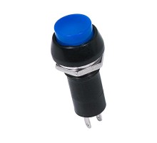 Выключатель-кнопка 250V 1А (2с) ON-OFF синяя  36-3031  REXANT