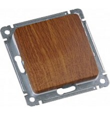 Переключатель реверсивный на два направления, одноклавишный, скрытой установки, механизм, цвет дуб  ВС10-471-05  HEGEL