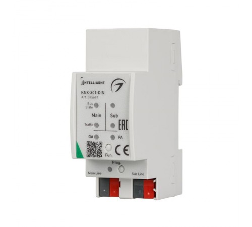 INTELLIGENT ARLIGHT Шинный соединитель KNX-301-DIN (BUS)  025681  Arlight