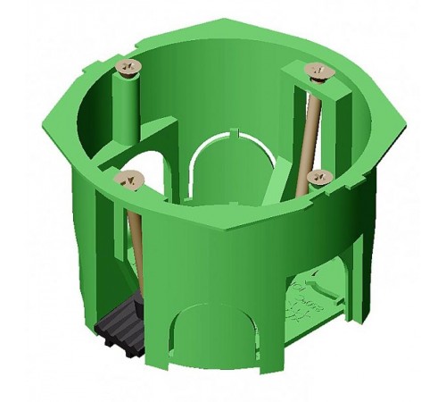 Коробка установочная 68х45 пластиковые лапки с переходником ПК5202  КУ1206-И  HEGEL