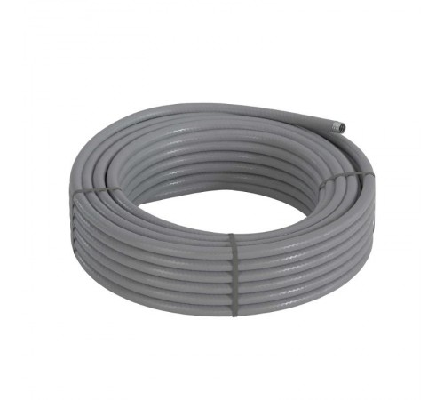 Металлорукав DN 10мм в гладкой ПВХ изоляции, Dвн 10,0 мм, Dнар 15,0, 50 м, цвет серый  6070R-10  DKC