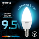 Лампа светодиодная LED 9.5Вт E14 220В 4100К Candle (свеча)  103101210  Gauss