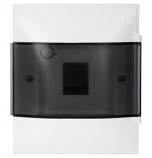 Practibox S Пластиковый щиток Встраиваемый (в полые стены) 1X4 Дымчатая дверь  134574  Legrand