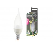 Лампа светодиодная LED 7Вт E14 230В 3000К WFC37 свеча  SQ0340-0173  TDM