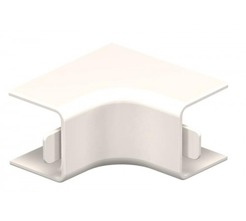 Крышка внутреннего угла кабельного канала WDK 20x20 мм (ПВХ,кремовый) (WDK HI20020CW)  6160018  OBO Bettermann