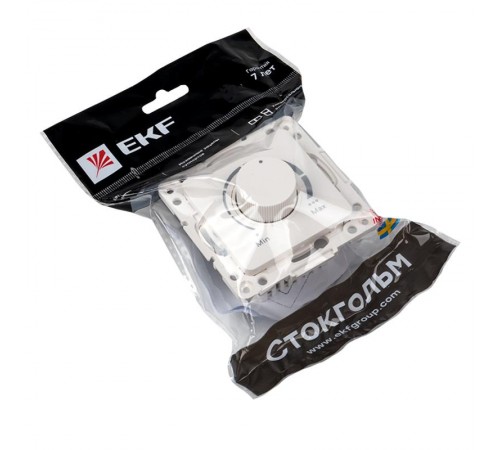 Стокгольм Механизм Светорегулятора 600W 220В белый PROxima  EYD06-101-10  EKF