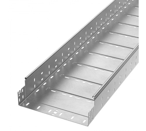 Лоток перфорированный Профи INOX (AISI 304) 300х100x3000 (1,0 мм) (6 м/уп)  PR16.13331  Промрукав