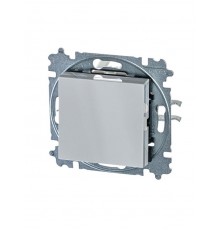ABB Levit Серый / белый Переключатель 1-кл.  3559H-A06445 16W  2CHH590645A6016  ABB
