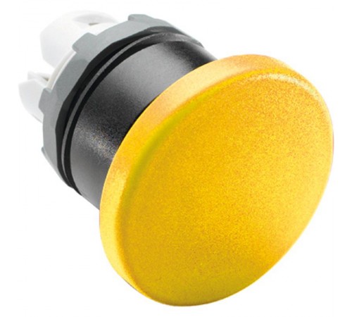 Кнопка MPM1-20Y ГРИБОК желтая (только корпус) без фиксации 40мм  1SFA611124R2003  ABB