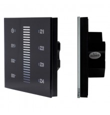 INTELLIGENT ARLIGHT Сенсорная панель DALI-901-11-ADDR-3SC-DIM-DT6-IN Black (BUS) (IARL, IP20 Пластик, 3 года)  037189  Arlight