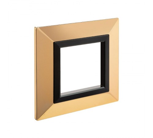 Рамка из металла, "Avanti", золотая, 2 модуля  4408852  DKC
