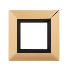 Рамка из металла, "Avanti", золотая, 2 модуля  4408852  DKC