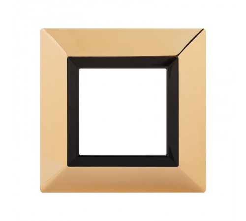 Рамка из металла, "Avanti", золотая, 2 модуля  4408852  DKC