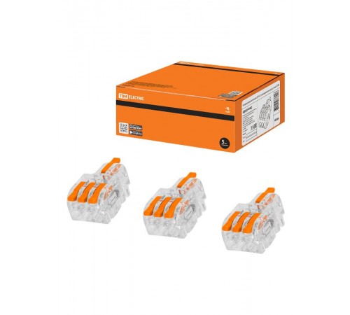 Клемма разветвительная СКР-613 в прозрачном корпусе (4 мм2)  SQ0527-0402  TDM