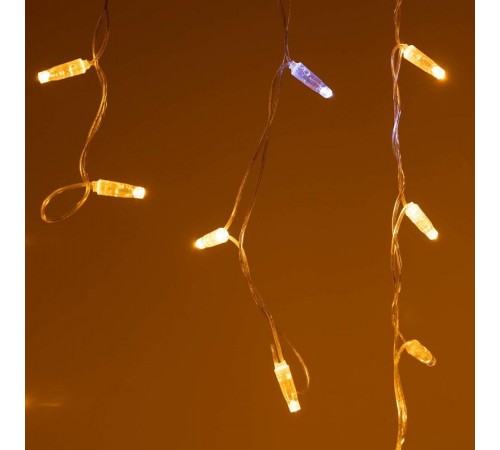 Светодиодная гирлянда ARD-EDGE-CLASSIC-2400x600-CLEAR-88LED-FLASH Yellow (230V, 6W) (Ardecoled, IP65)  031184  Arlight