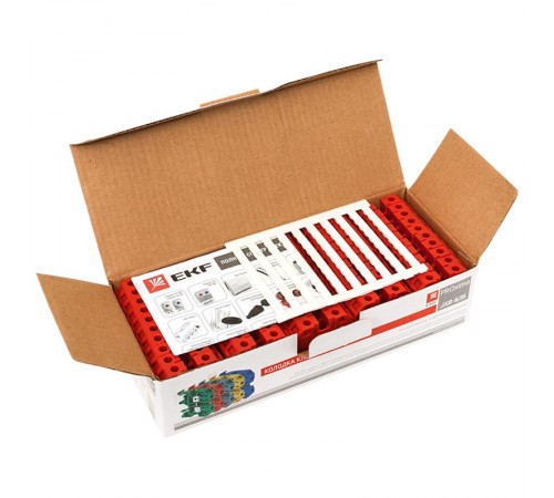 Колодка клеммная JXB-6/35 красная EKF PROxima  plc-jxb-6/35r  EKF