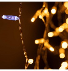 Светодиодная гирлянда ARD-EDGE-CLASSIC-2400x600-CLEAR-88LED-FLASH Yellow (230V, 6W) (Ardecoled, IP65)  031184  Arlight