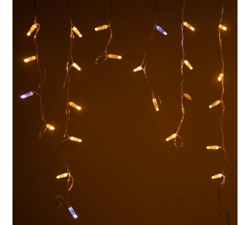 Светодиодная гирлянда ARD-EDGE-CLASSIC-2400x600-CLEAR-88LED-FLASH Yellow (230V, 6W) (Ardecoled, IP65)  031184  Arlight