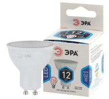 Лампа светодиодная ЭКО LED MR16-12W-840-GU10 (диод, софит, 12Вт, нейтр, GU10)  Б0040890  ЭРА