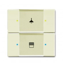 6126/02-82-500 Сенсор 2/4-кл. многофункциональный, слоновая кость  6116-0-0207  2CKA006116A0207  ABB