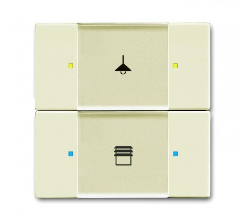 6126/02-82-500 Сенсор 2/4-кл. многофункциональный, слоновая кость  6116-0-0207  2CKA006116A0207  ABB