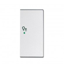 SRD-2-R-83 Клавиша двойная правая free@home, светорегулятор, future, серебристый алюминий  6220-0-0259   2CKA006220A0259  ABB