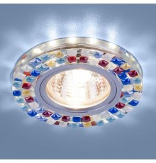 Светильник точечный встраиваемый 2195 MR16 SL/MLT зеркальный/мульти  a036819  Elektrostandard