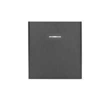 Выключатель STRONG 1 кл с подсветкой 10А с/у графит  KR-78-0713-6  Kranz