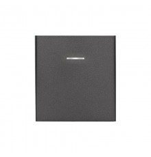 Выключатель STRONG 1 кл с подсветкой 10А с/у графит  KR-78-0713-6  Kranz