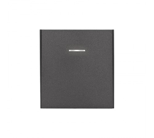 Выключатель STRONG 1 кл с подсветкой 10А с/у графит  KR-78-0713-6  Kranz