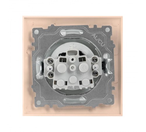 Валенсия розетка 1-местная б/з 10А кремовая с защ. штор. EKF PROxima   EWR10-022-20   EKF