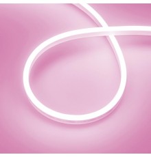 Светодиодная лента герметичная AURORA-PS-A120-12x6mm 24V Pink (10 W/m, IP65, 2835, 5m) (Arlight, Силикон)  036677  Arlight