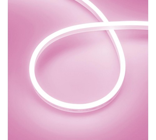 Светодиодная лента герметичная AURORA-PS-A120-12x6mm 24V Pink (10 W/m, IP65, 2835, 5m) (Arlight, Силикон)  036677  Arlight