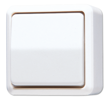 Выключатель для накладного монтажа, универсальный; белый  606AWW  Jung