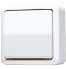 Выключатель для накладного монтажа, универсальный; белый  606AWW  Jung
