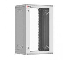 Шкаф телекоммуникационный настенный 18U (600х550) стекло, Astra серия PROxima  ITB18G550  EKF