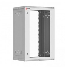 Шкаф телекоммуникационный настенный 18U (600х550) стекло, Astra серия PROxima  ITB18G550  EKF