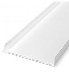 Лоток неперфорированный Стандарт 600х100х3000 (1,0 мм) RAL 9003 (6 м/уп)  PR16.10317  Промрукав