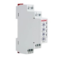 Реле контроля фаз, 3 фазы, тип DRF, контроль напряжения , контроль обрыва фаз, контроль чередования фаз, контроль асимметрии, конфигурация контакта 2C