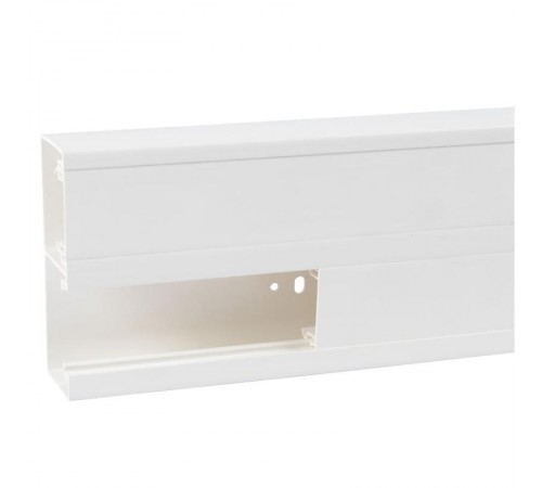 Кабель-канал Metra - 130x50 - 2 метра - с крышкой - белый  638082  Legrand